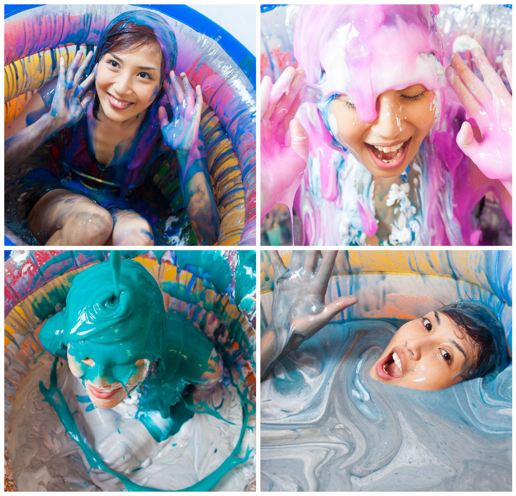 Girl In Slime Pool Slime pool by Messy3D on DeviantArt