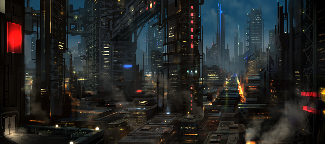 Futuristic city