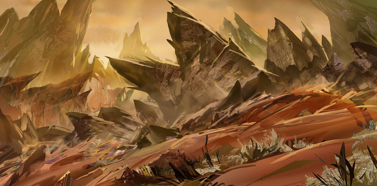 Pointy Rocks by JoakimOlofsson on DeviantArt