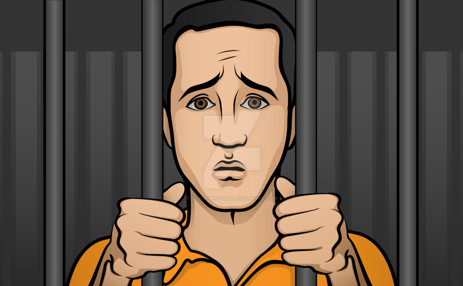 Prisoner behind bars by DaveNightfall on DeviantArt Prisoner behind bars by DaveNightfall on DeviantArt