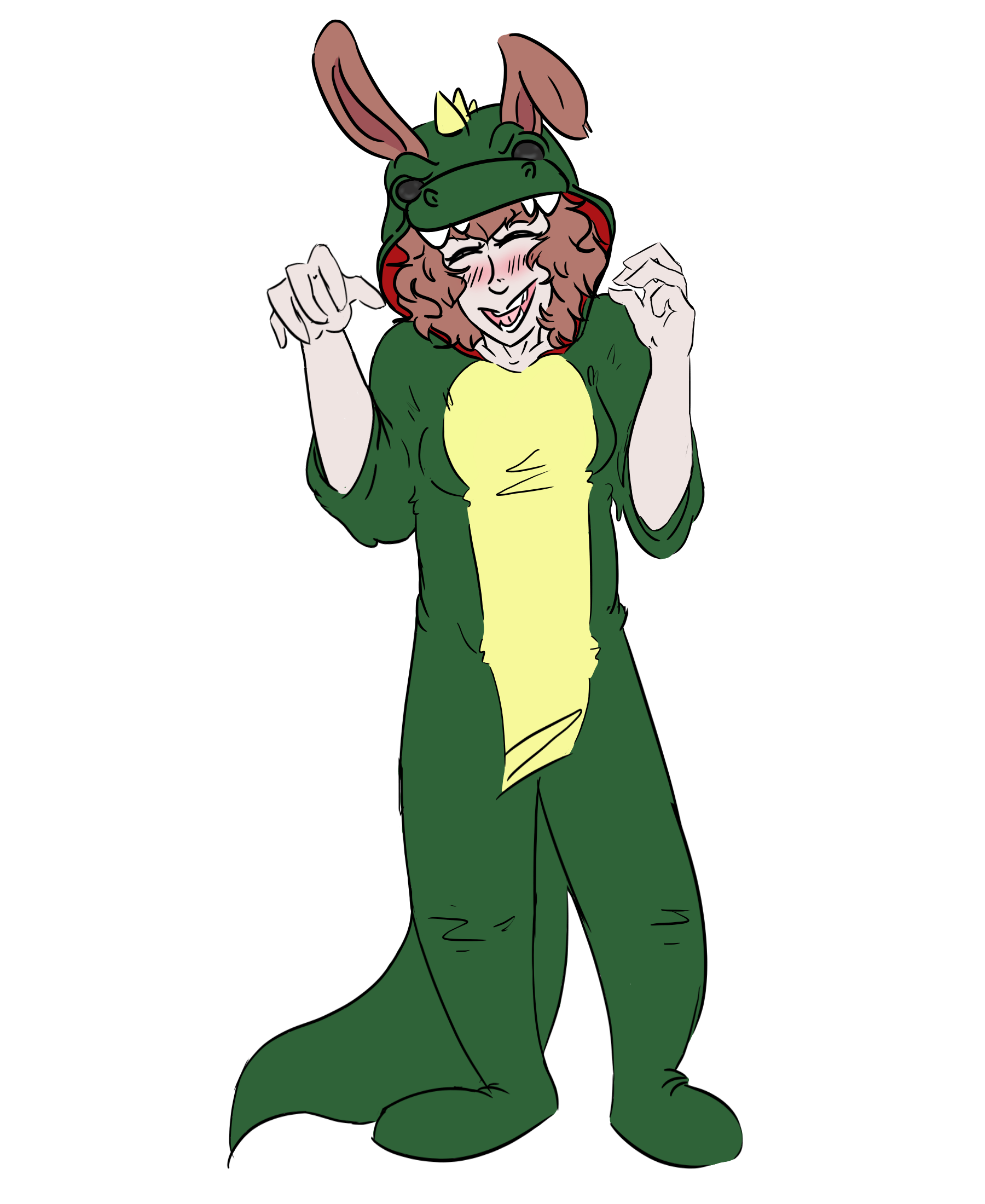 Dino Onesies and Roo