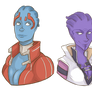 asari: Samara and Aria