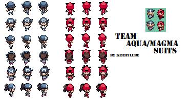 PTD Sprite - Team Magma Aqua