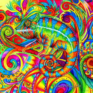 Psychedelizard Psychedelic Chameleon