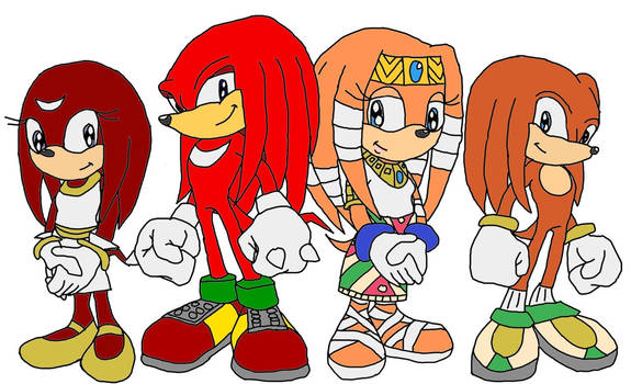 Tikal and Knuckles' Family