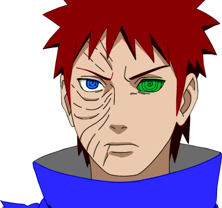 Obito Red Hair (Blue/Green Alternate) by Squad8Star on DeviantArt