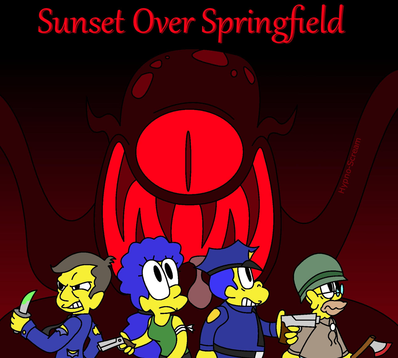 Sunset Over Springfield by Hypno-Scream on DeviantArt