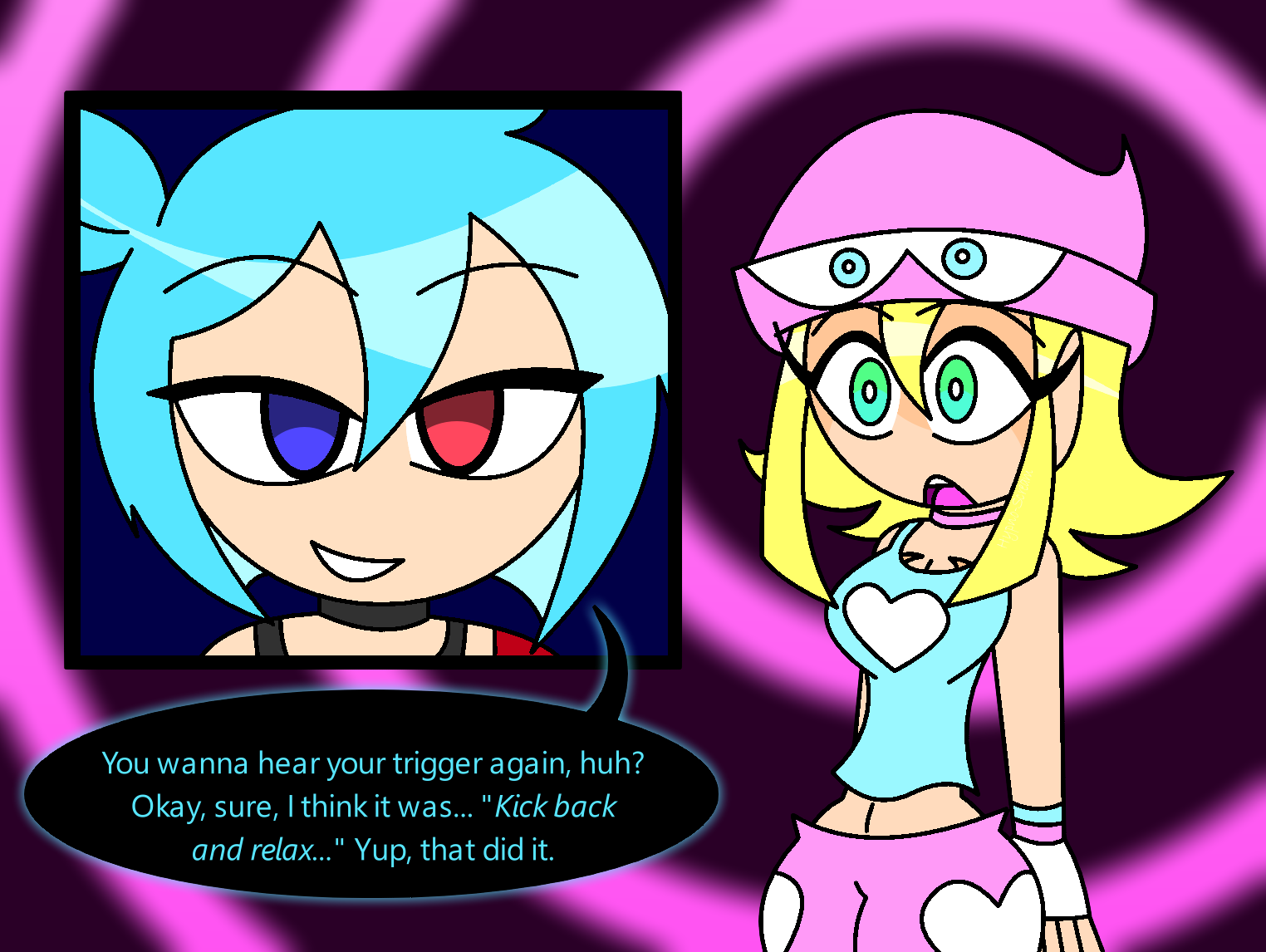 Trigger Scream Amitie's Trigger by Hypno-Scream on DeviantArt