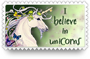Believe in Unicorns Stamp by barefootphotos