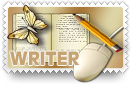 Writer v2 Stamp by barefootphotos
