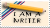 writer stamp by barefootphotos