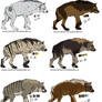 Hyena adoptables ALL SOLD