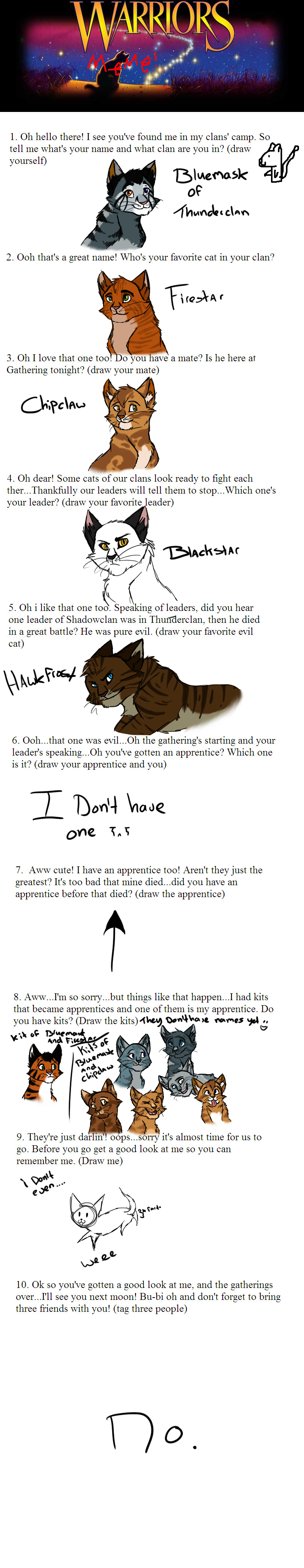Warrior Cats Meme By Wolfjesyo On Deviantart Warrior Cats Meme By Wolfjesyo On Deviantart