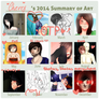 ~ 2014 Summary of Art ~