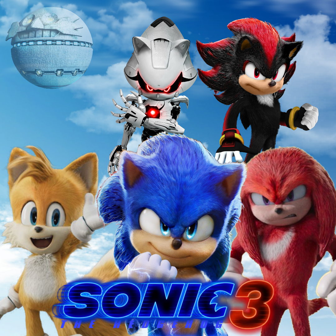 Sonic movie 3 poster fanmade high quality by Bendyistoocool1117 on  DeviantArt