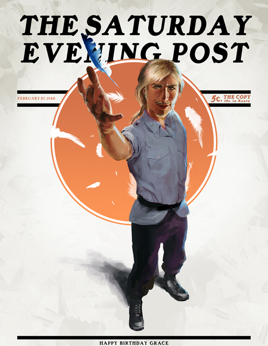 Val's Edition of the Saturday Evening Post