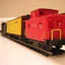 Caboose and Reefer