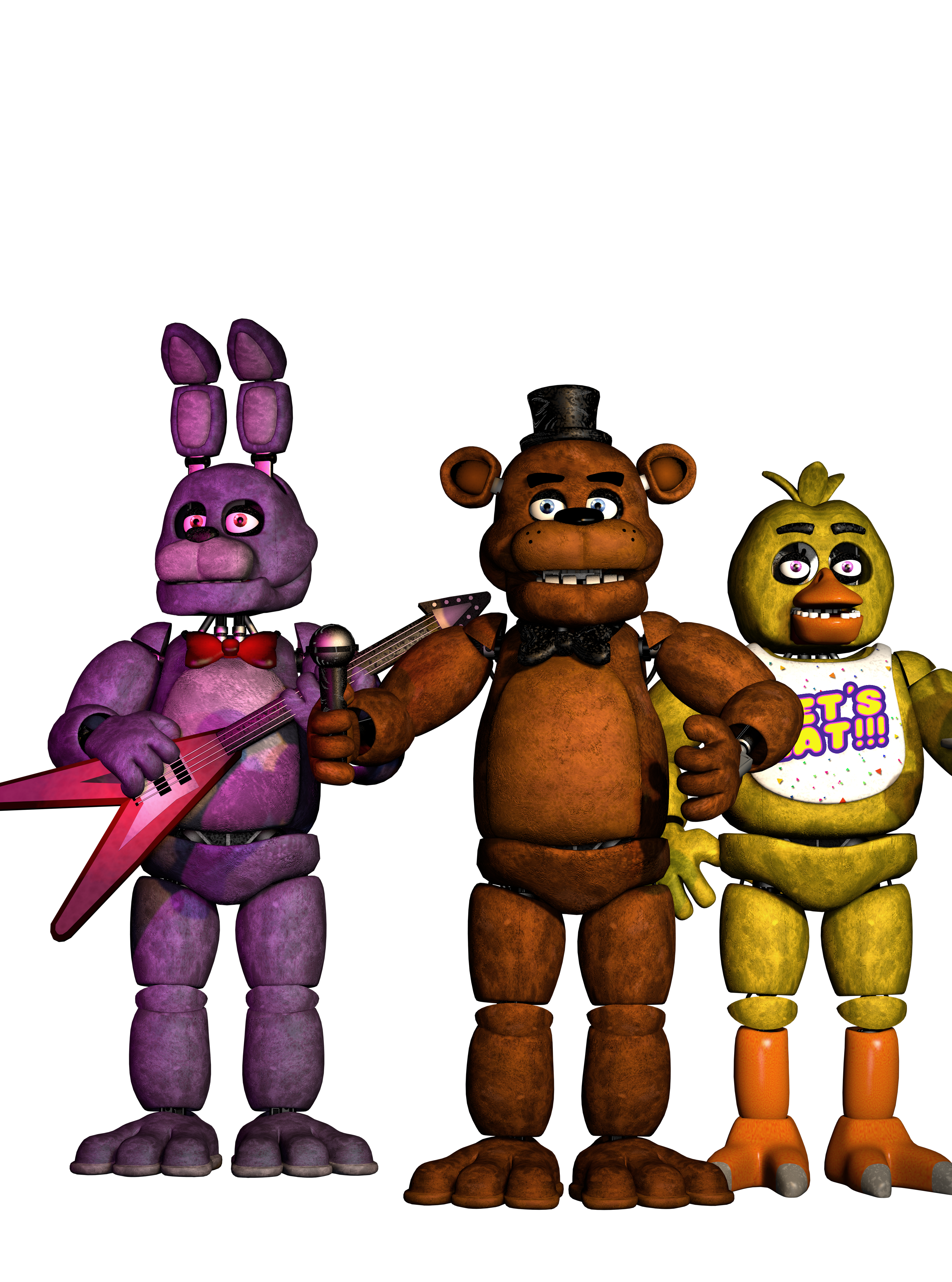 FNaF 1 Title Screen by FrxzenLuke on DeviantArt