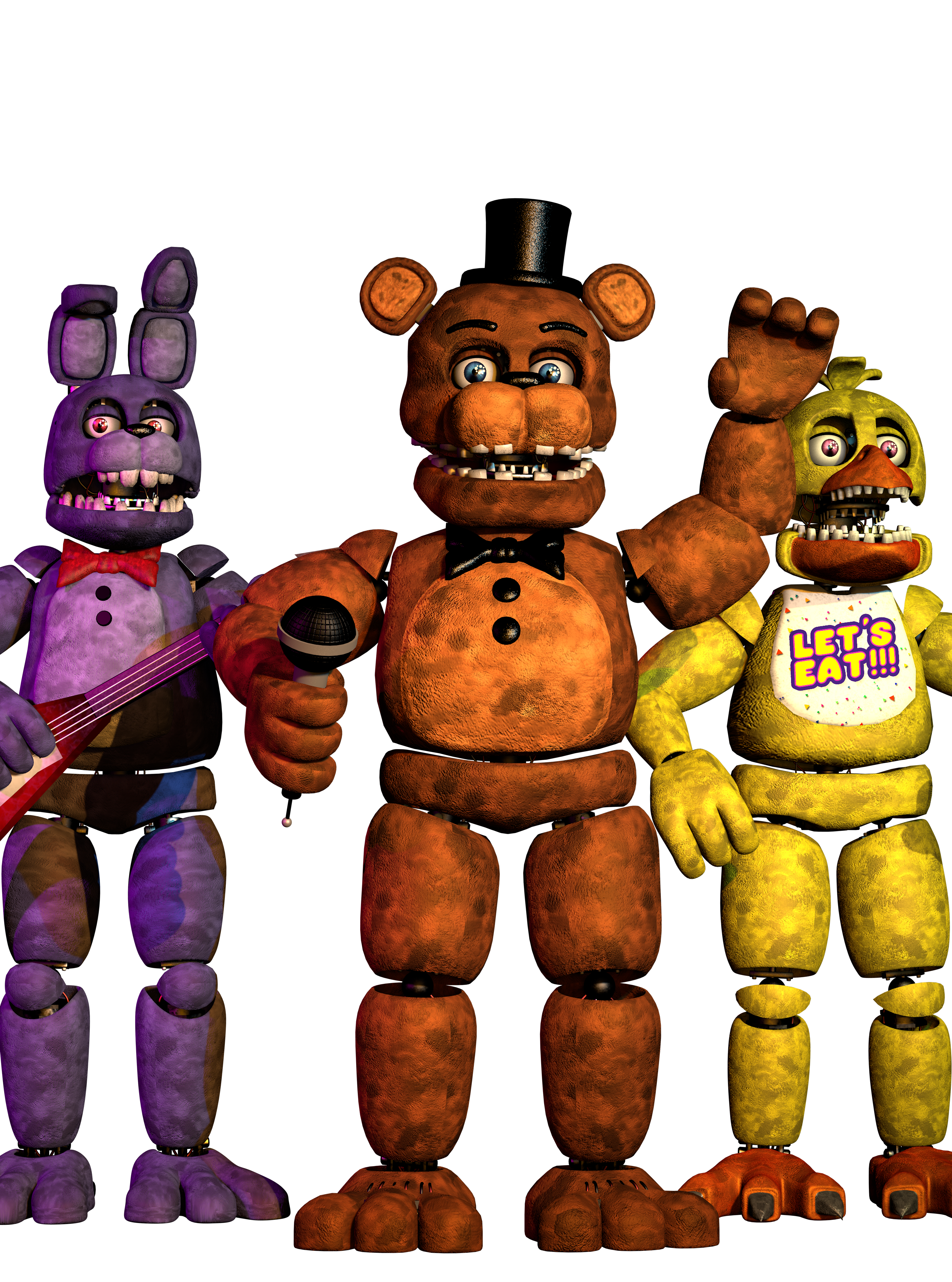 That One FNAF 2 Poster But With the Classic Animatronics