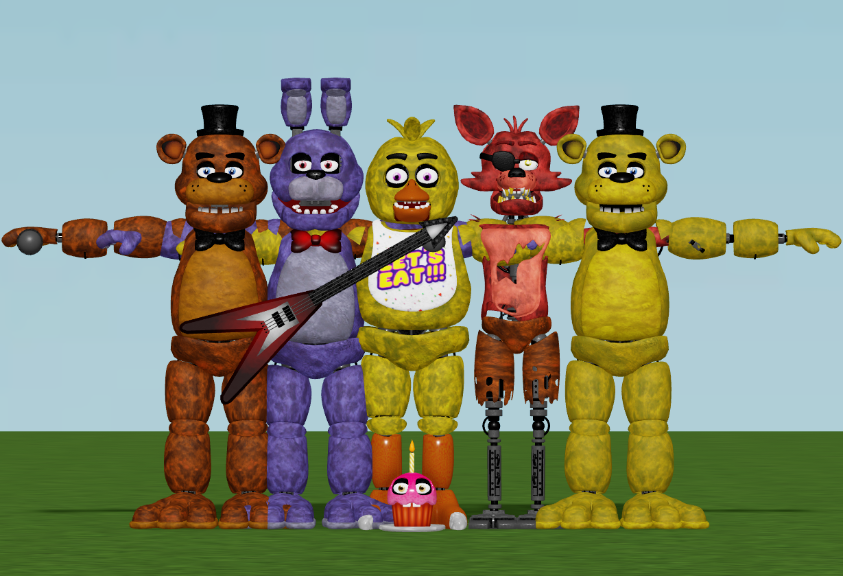 FNaF 1 Animatronics! - Roblox