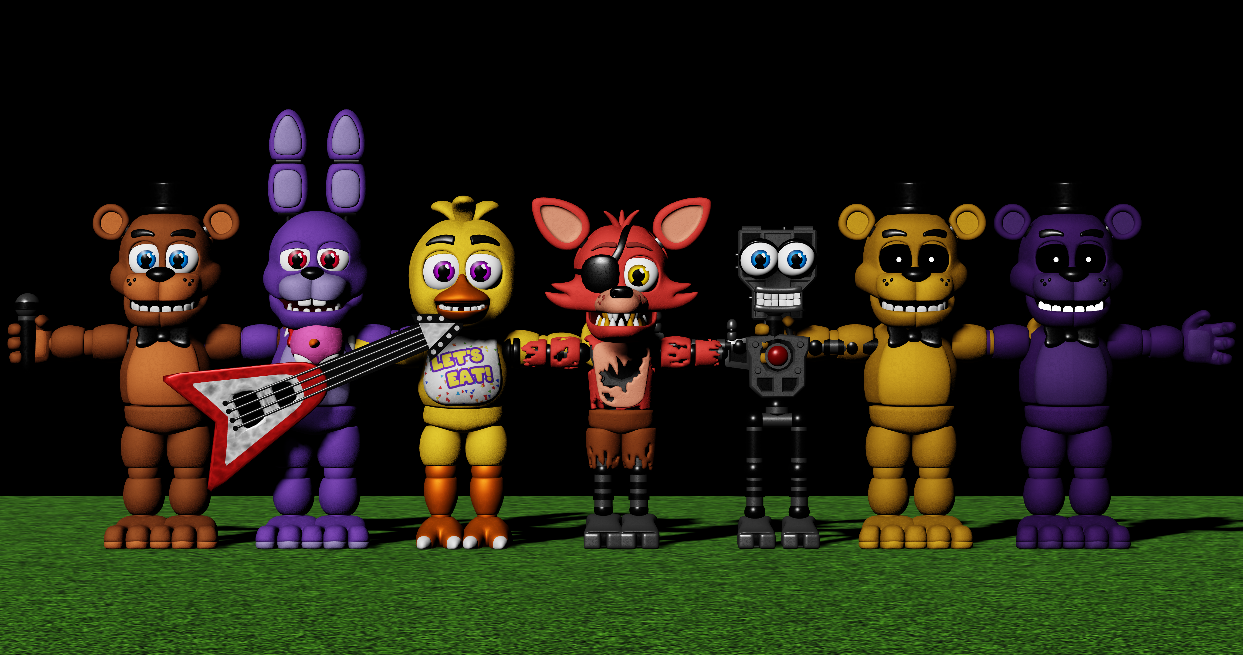 Destroy FNaF Animatronics 1 - Roblox