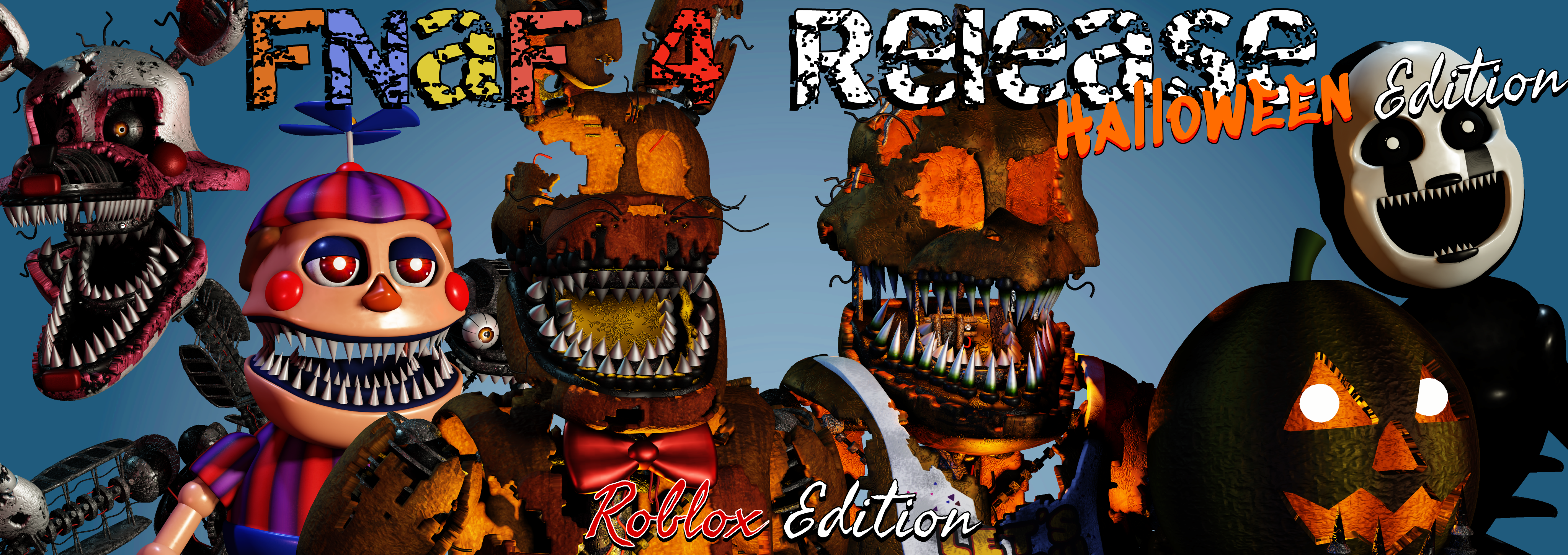 FNaF 4 Halloween Edition Custom Night by RandomAcount4 on DeviantArt