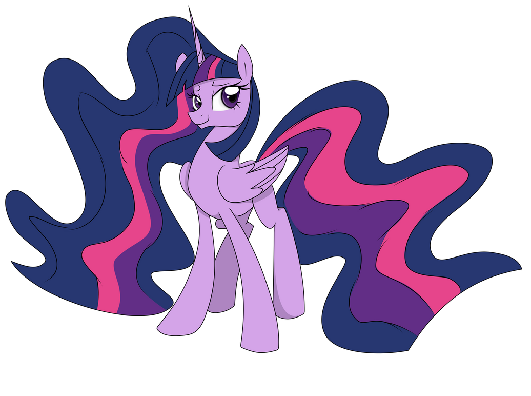 Princess Twilight Free To Color Vector By Bork88 On Deviantart