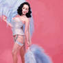 Dita von Teese in Blue