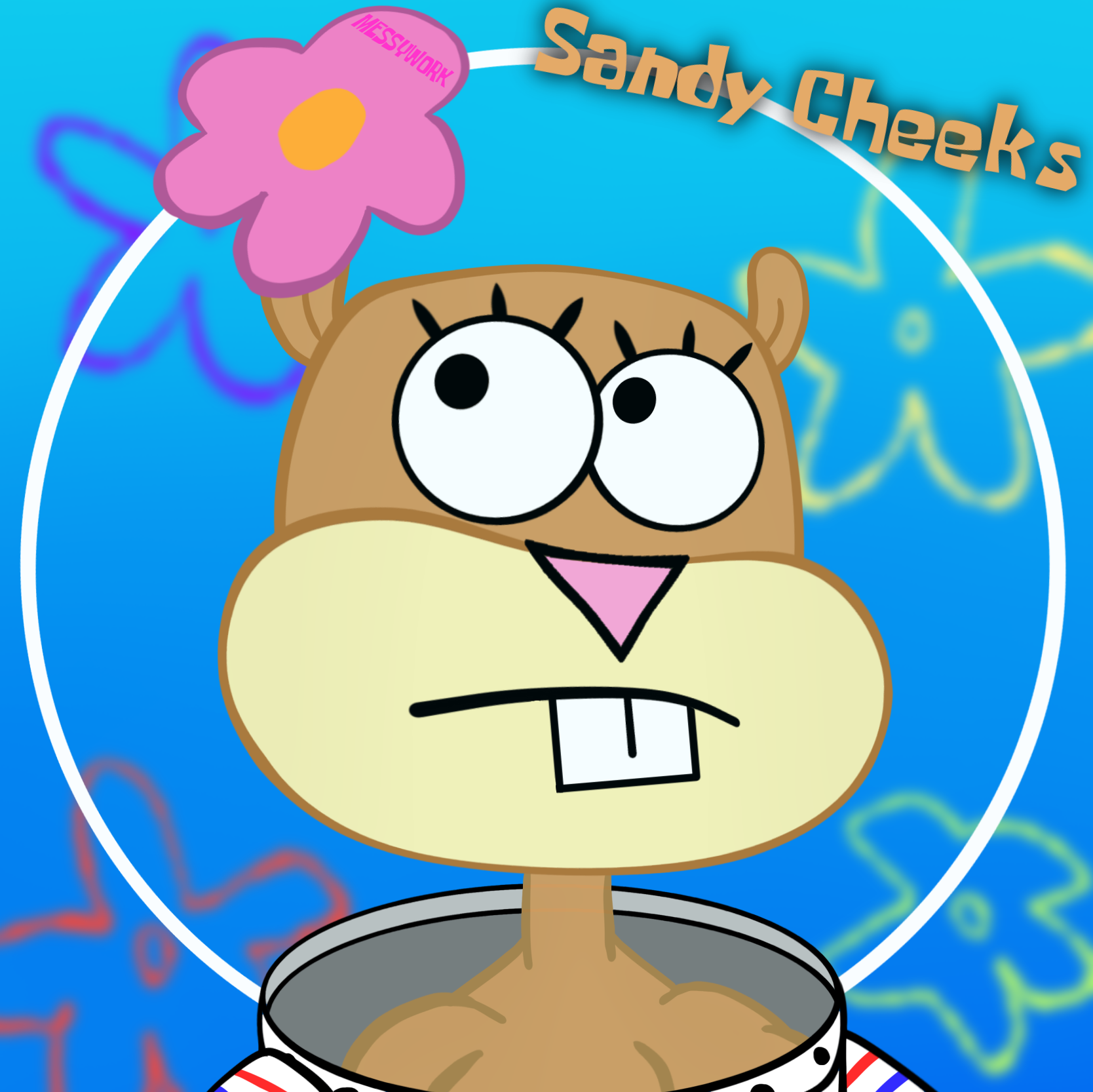 Sandy Cheeks Wiki Sandy Cheeks by MessyWork on DeviantArt