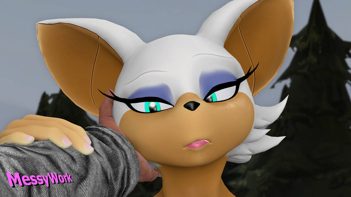Rouge has a helping hand by MessyWork on DeviantArt
