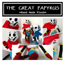 ::The great Papyrus:: Hand Made Plush