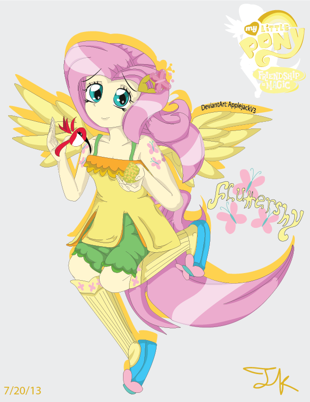 Humanized Fluttershy