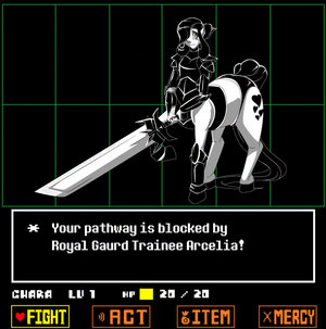 Undertale OC: Royal Gaurd Trainee Arcelia