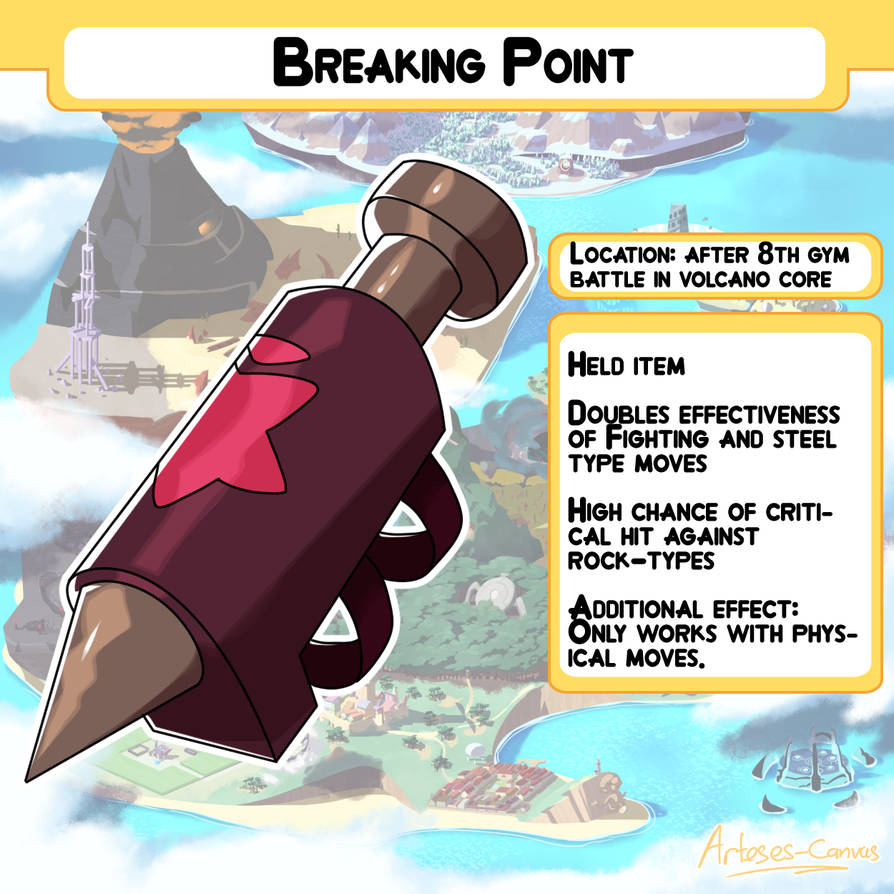 New item discovered: The Breaking point by Arteses-Canvas on DeviantArt