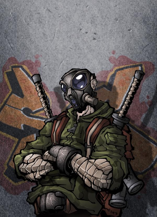 UrbAn NinJA COLORED by cereal199