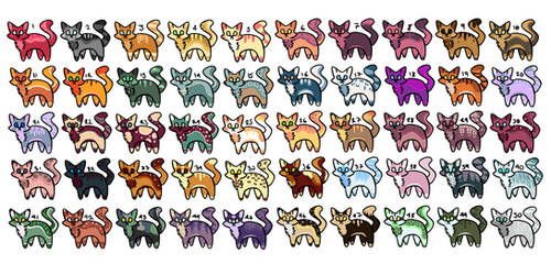 50 CATS ADOPTABLES OPEN 39/50