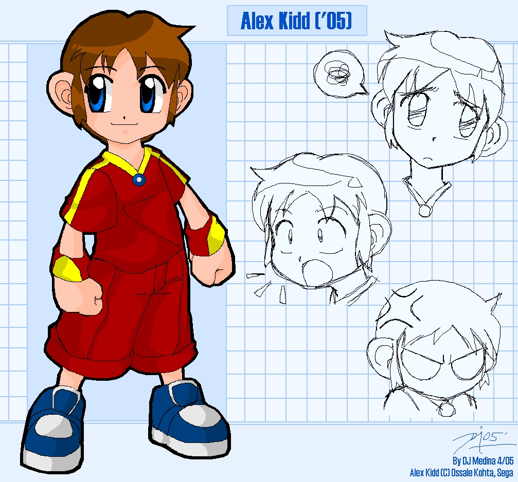 Alex Kidd 2005 by Sarumaru on DeviantArt