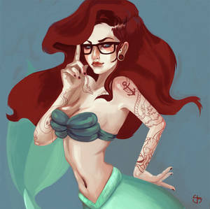 Little Mermaid Hipster