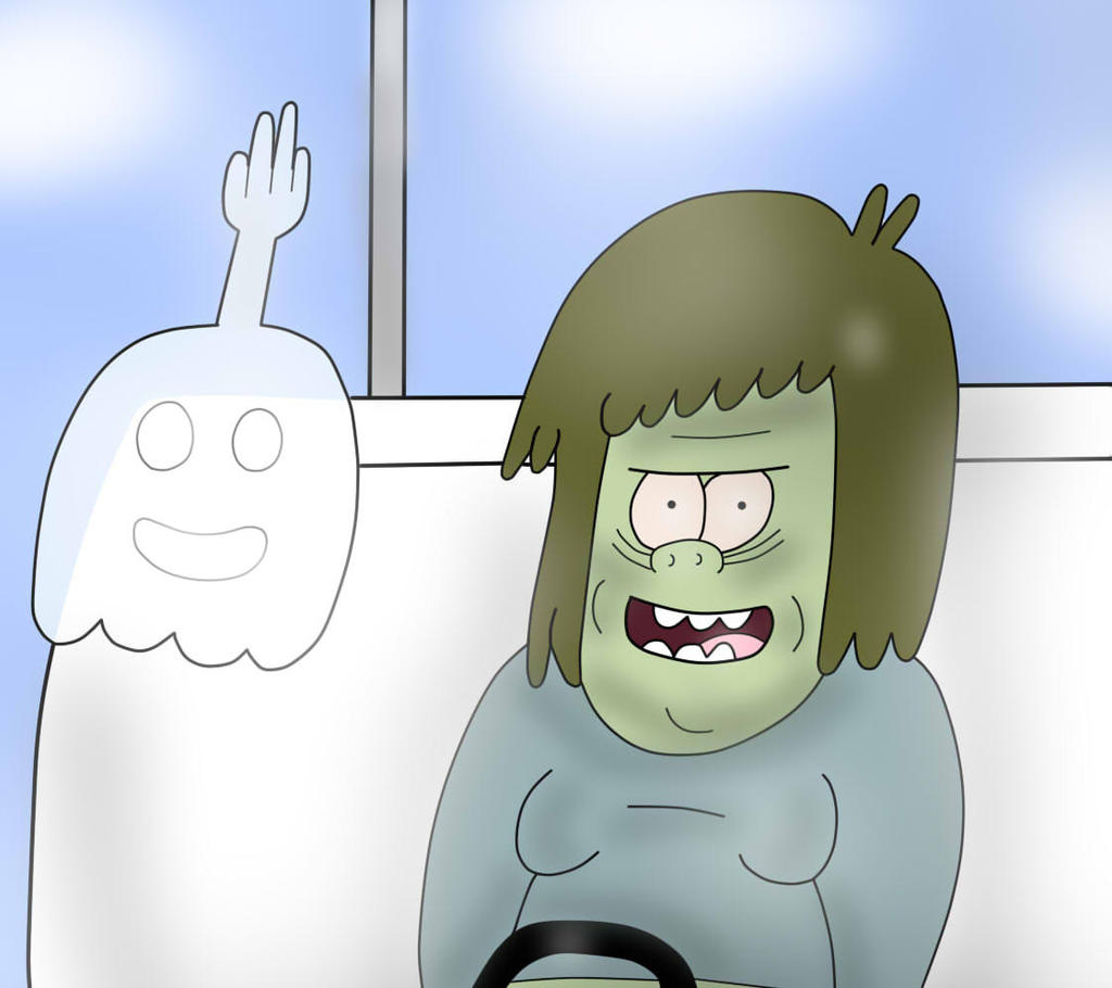 Muscle Man and High-Five Ghost - Regular Show by Lord-Benson on DeviantArt