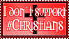 I don't support :devchristians: by Dametora