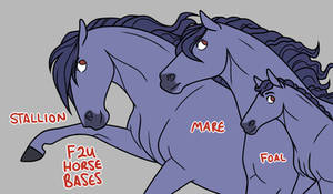 F2U Horse Bases