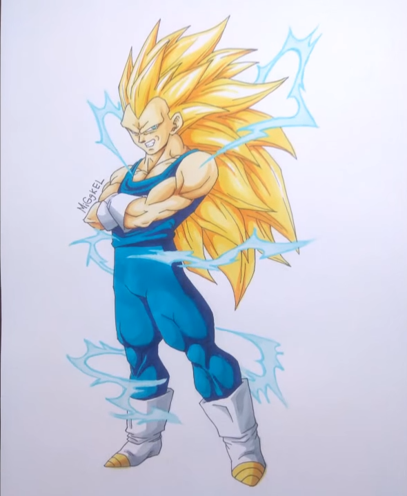 Majin Vegeta SSJ2 by Omarcupidi2007 on DeviantArt