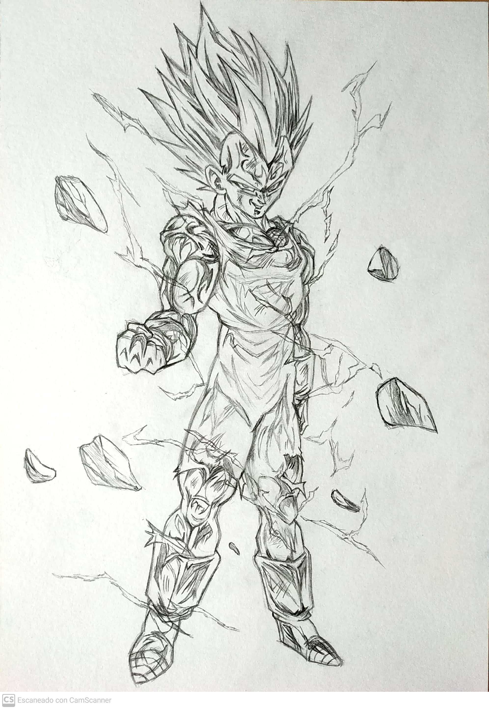 Majin Vegeta Ssj2 1 by  on @DeviantArt