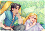 Rapunzel Flynn Tangled by B-AGT