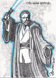 ACEO 001 Obi-Wan Kenobi