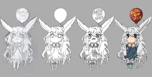 Bunny Chibi Step by Step