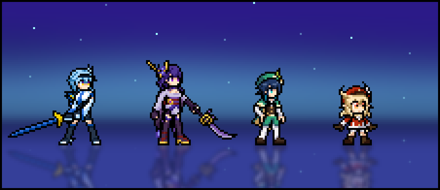 Genshin Impact Characters (RoA) by SlimyRobo on DeviantArt