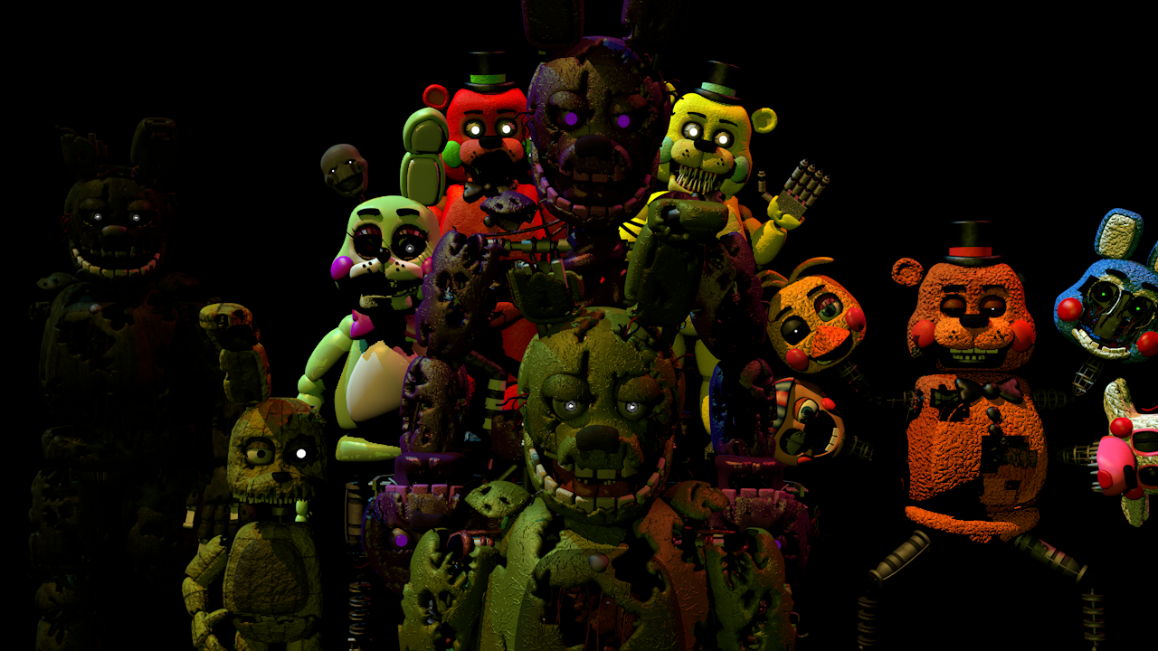 Cinema4D FNaF Model Pack Download!!! by GaboCOart on DeviantArt