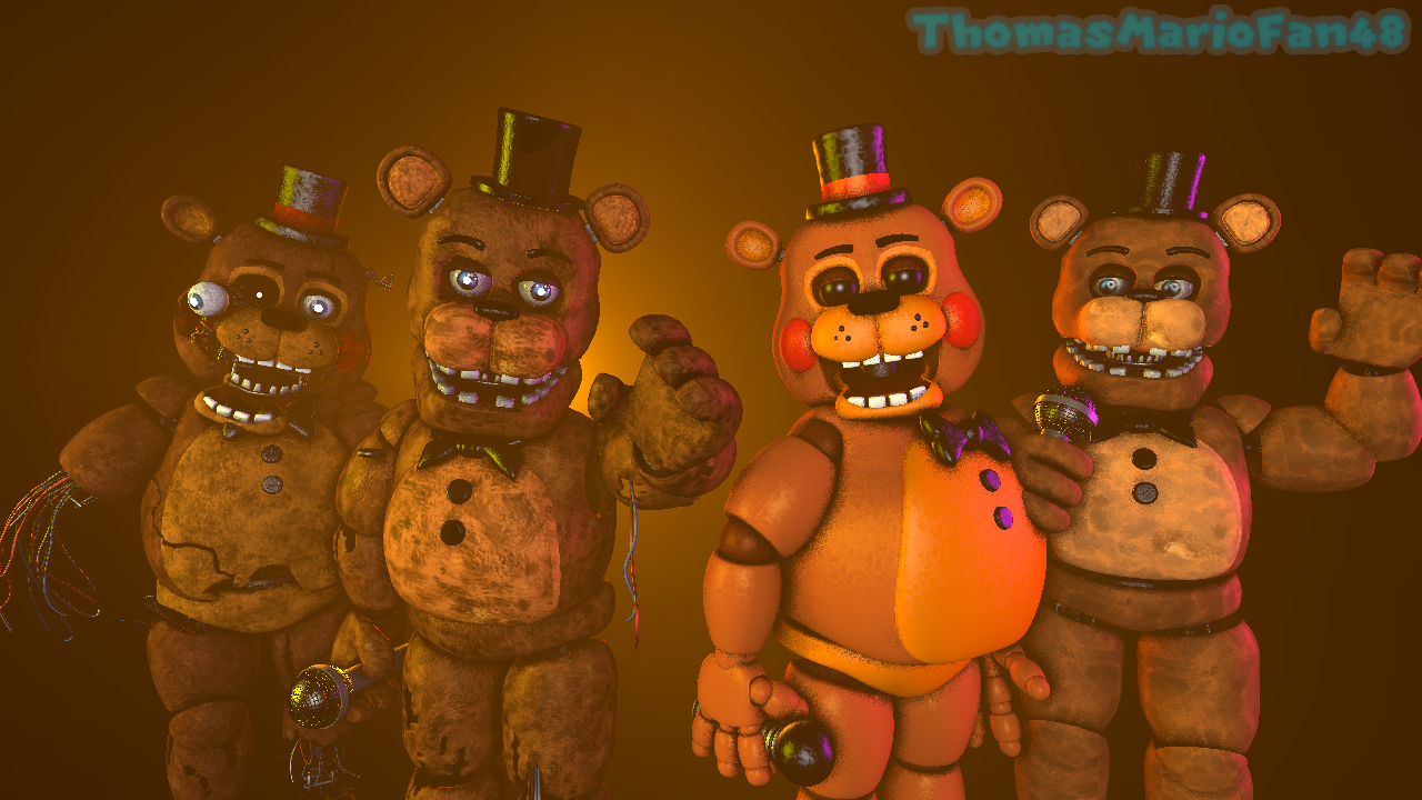 Withered Freddy Render by FuntimeFreddoFazbear on DeviantArt