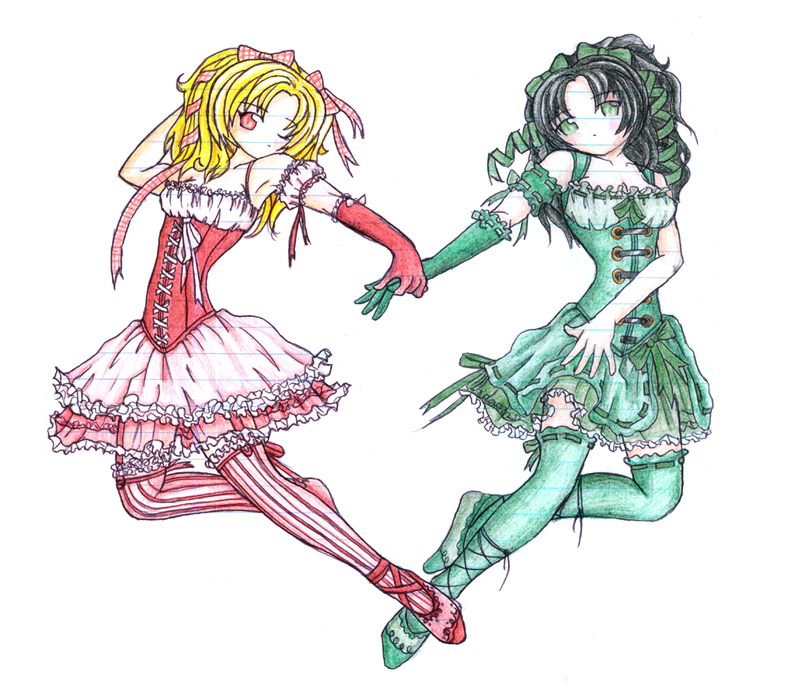 Gemini: Ballerina and Barmaid